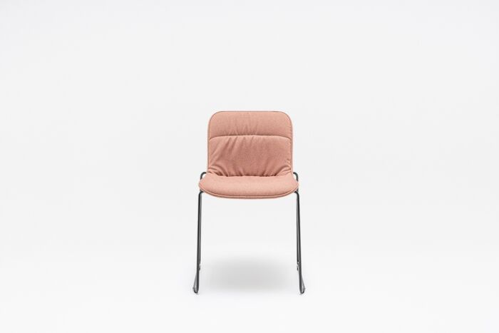 Baltic 2 Soft Duo - krzesło tapicerowane na płozie
